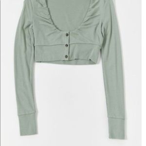 UO Out from Under Briar crop top